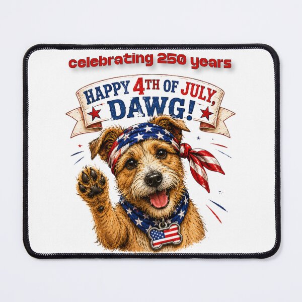 Item preview, Patriotic Terrier dog shirt designed and sold by TheThriftyBrit.