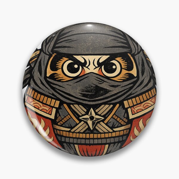 Item preview, Ninja Daruma Warrior – Japanese Lucky Shinobi Mascot designed and sold by JPAN NEO EDO.