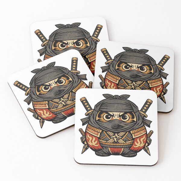 Item preview, Ninja Daruma Warrior – Japanese Lucky Shinobi Mascot designed and sold by JPAN NEO EDO.