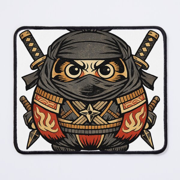 Item preview, Ninja Daruma Warrior – Japanese Lucky Shinobi Mascot designed and sold by JPAN NEO EDO.