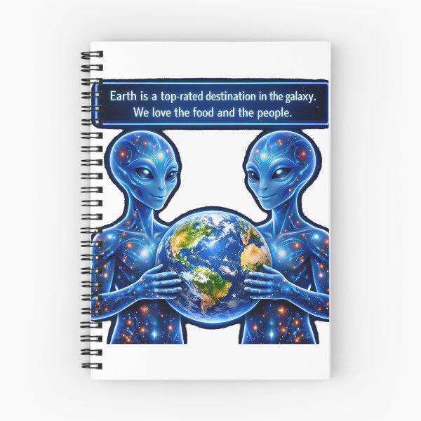 Item preview, Earth is a Top-Rated Destination in the Galaxy – Funny Alien Travel  designed and sold by bluesirian22.