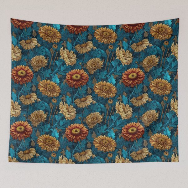 Item preview, Radiant Daisy Print - Tropical Flower Pattern   - Secret Santa Gifts designed and sold by RoyalStarsPatts.