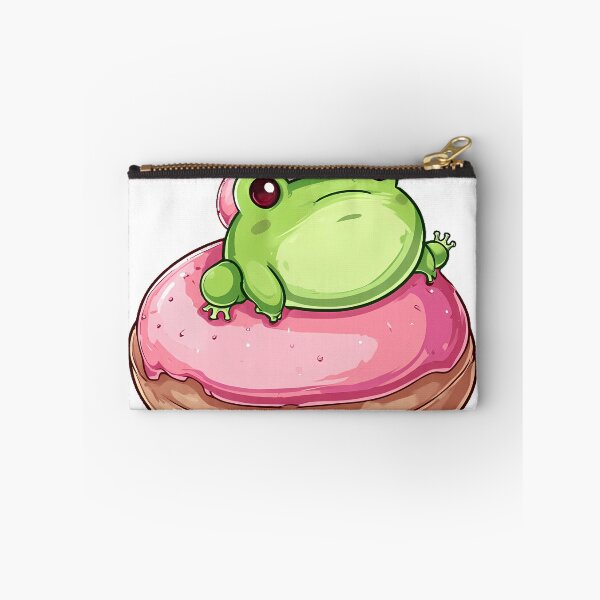Item preview, Matcha Donut Frog designed and sold by IllumeInk.