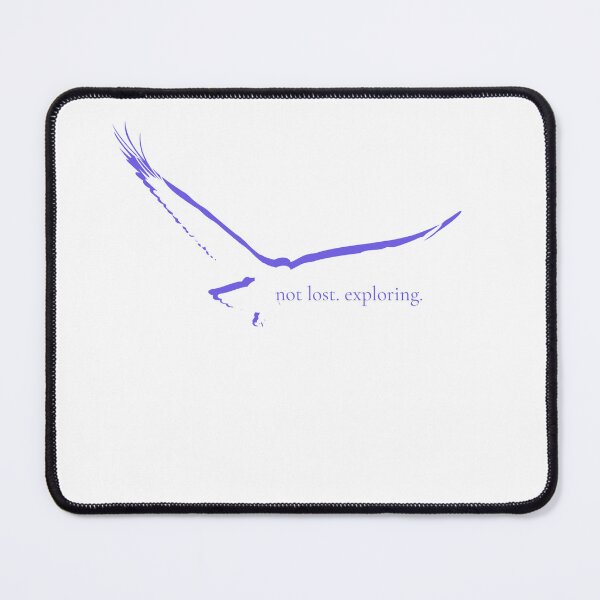 Item preview, Not lost. Exploring. Minimalist Bird Shirt for Free Spirits designed and sold by LUAI Creations.