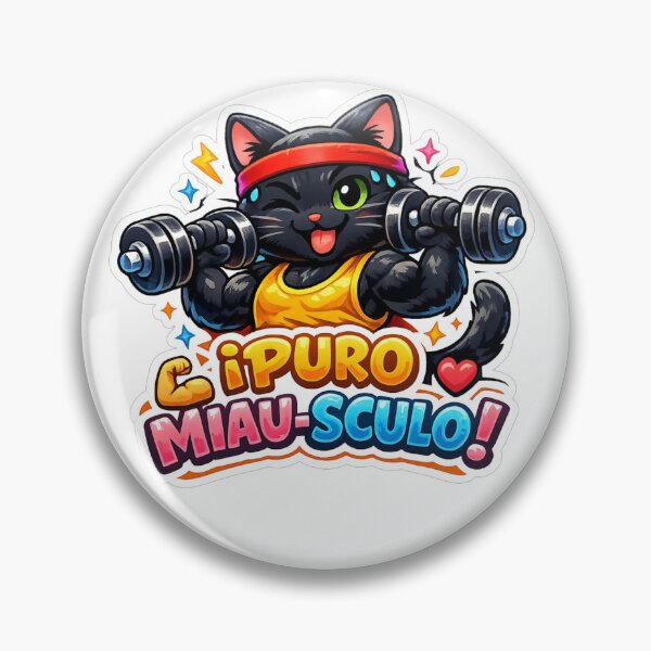 Item preview, Pure Meow-scle! The feline gym is open designed and sold by Opps-diseño.
