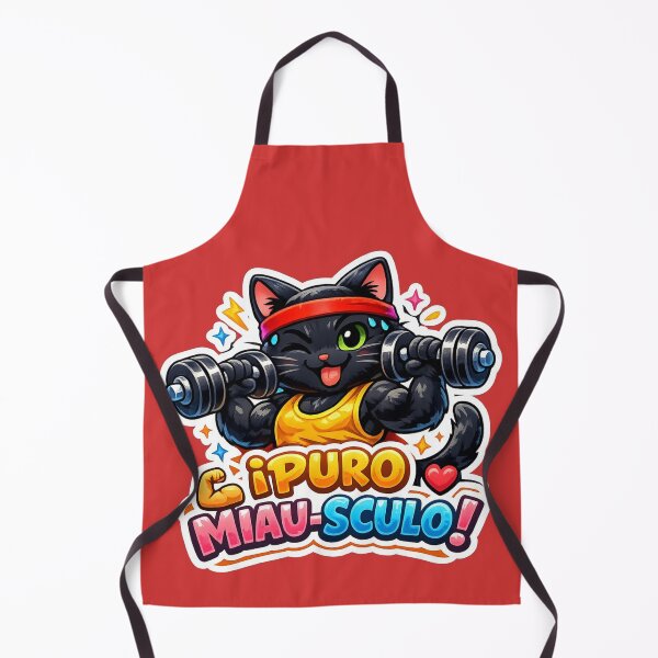 Item preview, Pure Meow-scle! The feline gym is open designed and sold by Opps-diseño.