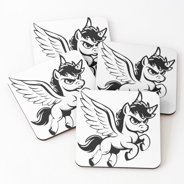 Item preview, Cute Pegasus Mascot | Flying Unicorn Cartoon designed and sold by Xthes.
