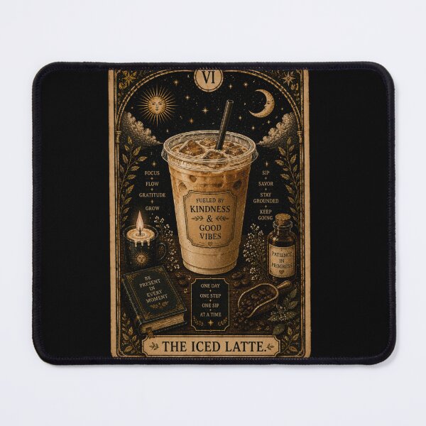Item preview,  The Iced Latte - Coffee Tarot Edition  designed and sold by Midnight-Moss.