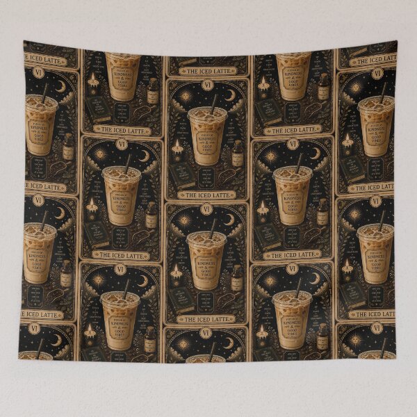 Item preview,  The Iced Latte - Coffee Tarot Edition  designed and sold by Midnight-Moss.