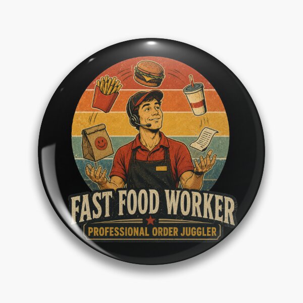 Item preview, Fast Food Worker 01 designed and sold by Elisabeth Lucas.