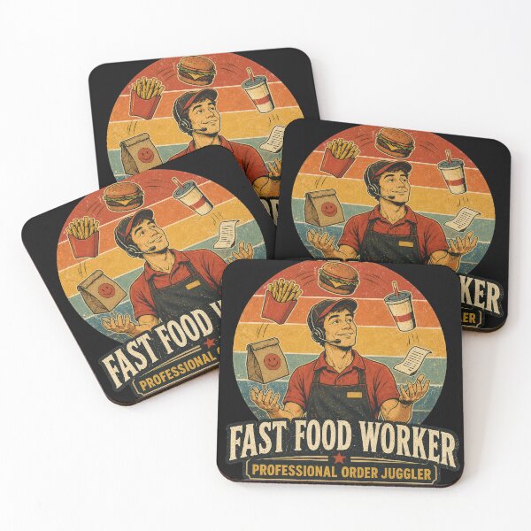 Item preview, Fast Food Worker 01 designed and sold by Elisabeth Lucas.