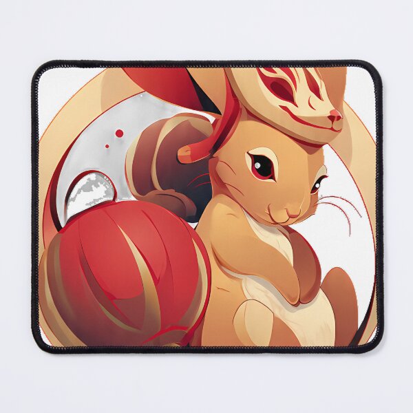 Item preview, Kitsune Lantern Bunny designed and sold by IllumeInk.