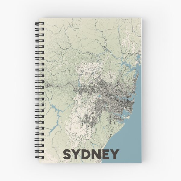 Item preview, Sydney Map designed and sold by MapsNerd.
