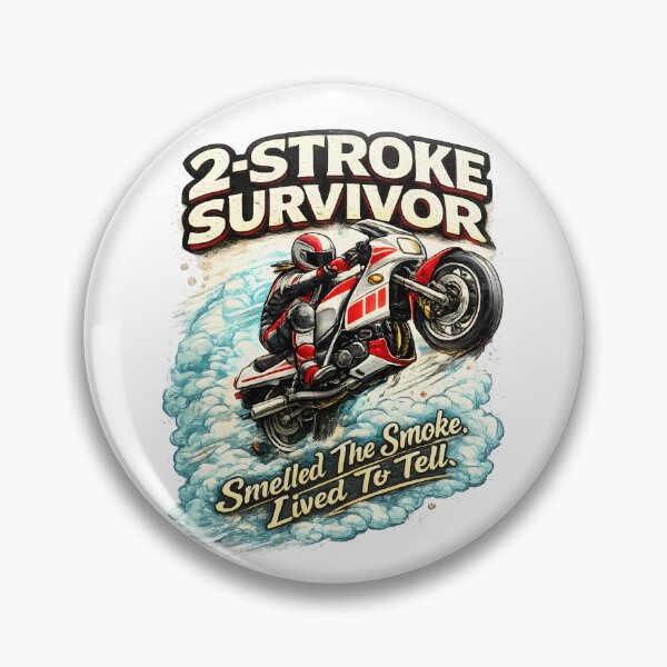 Item preview, Retro 2-Stroke powerband Motorcycle Survivor  designed and sold by Smart-as.