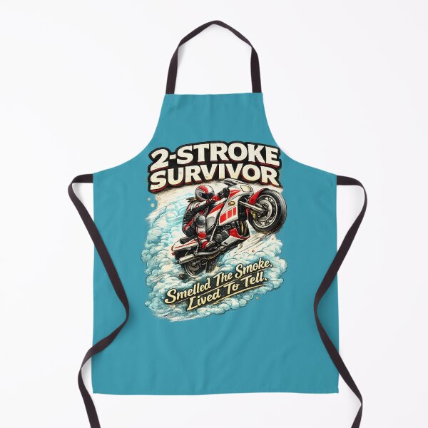 Item preview, Retro 2-Stroke powerband Motorcycle Survivor designed and sold by Smart-as.