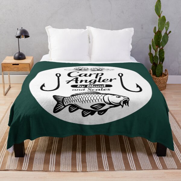 Item preview, Carp Angler by Blood and Scales - fishing design designed and sold by Mati-Studio.