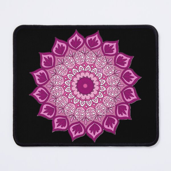 Item preview, Copy of Pink Floral Mandala | Soft Boho Sacred Geometry Art designed and sold by MysticPurpleHue.