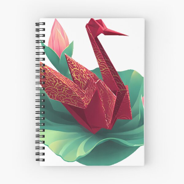 Artikelvorschau, Origami-Kranich-Lotus entworfen und verkauft von IllumeInk.