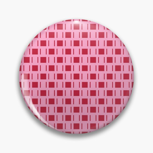 Item preview, Carnation pink & cardinal red geometric pattern designed and sold by Mint + Midnight.