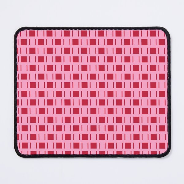 Item preview, Carnation pink & cardinal red geometric pattern designed and sold by Mint + Midnight.