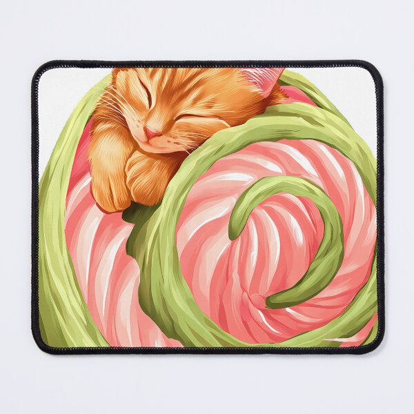 Item preview, Matcha Swiss Roll Neko designed and sold by IllumeInk.