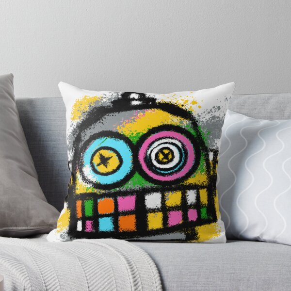Item preview, Retro Robot No. 02 | Colourful Urban Folk Art Character by GWART designed and sold by GWARTGB.