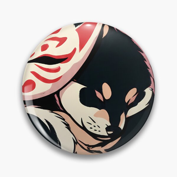 Item preview, Kitsune Mask Shiba designed and sold by IllumeInk.