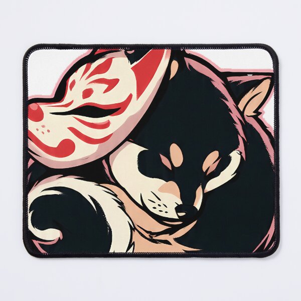Item preview, Kitsune Mask Shiba designed and sold by IllumeInk.