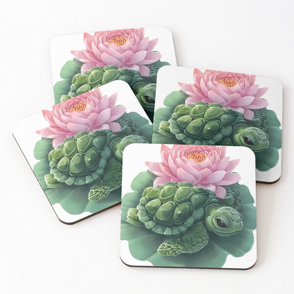 Item preview, Lotus Flower Turtle designed and sold by IllumeInk.