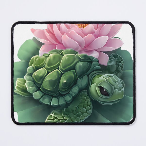 Artikelvorschau, Lotusblume Schildkröte entworfen und verkauft von IllumeInk.