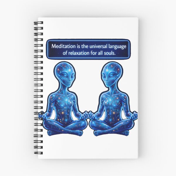 Item preview, Meditation is Universal Relaxation for All Souls – Blue Alien Meditation  designed and sold by bluesirian22.