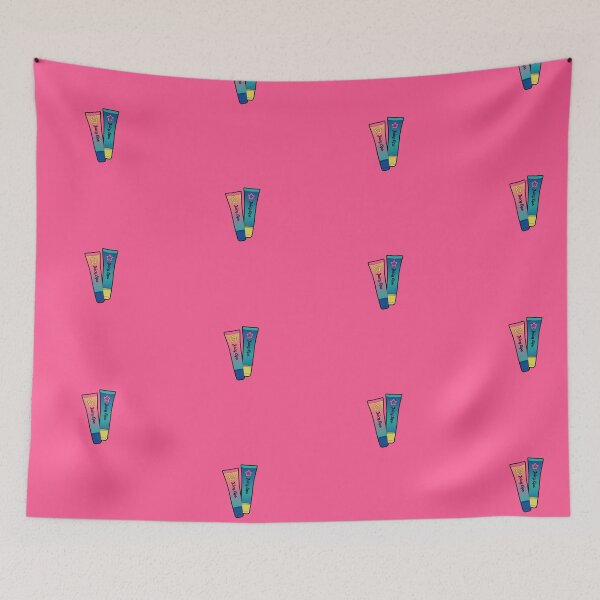 Item preview, Juicy Lips Y2K Aesthetic Sticker - Pastel Pink & Blue  designed and sold by NinaVibeStudio.
