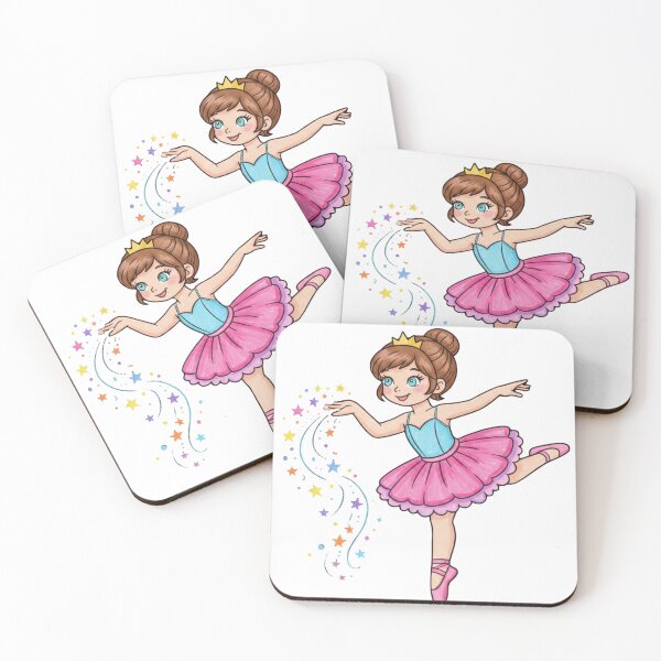 Item preview, cute ballerina designed and sold by Inka Moon Design.