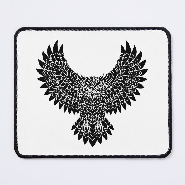 Item preview, Dark Owl Silhouette Night Guardian Gothic Wildlife Art designed and sold by ArcticFoxStudio.