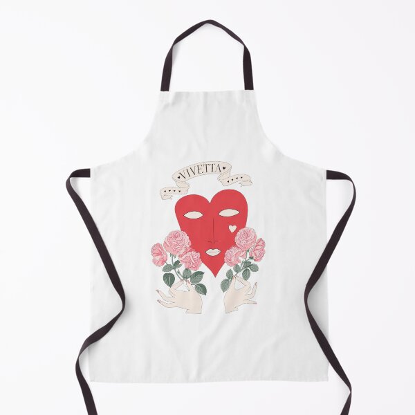 Item preview, Minimalist Heart Face with Roses & Vivetta Banner designed and sold by Atlant11.