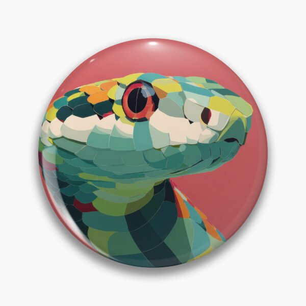 Item preview, Coloured Snake Wall Art Print for Contemporary Home Decor | Modern Bold Animal Poster designed and sold by MarkedArtPrints.