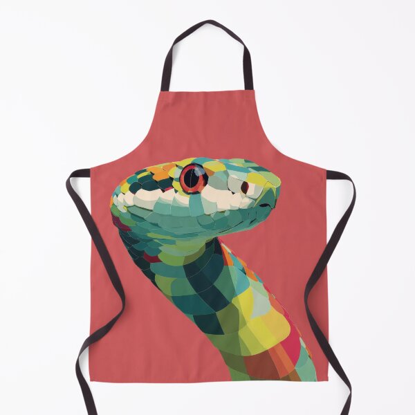Item preview, Coloured Snake Wall Art Print for Contemporary Home Decor | Modern Bold Animal Poster designed and sold by MarkedArtPrints.