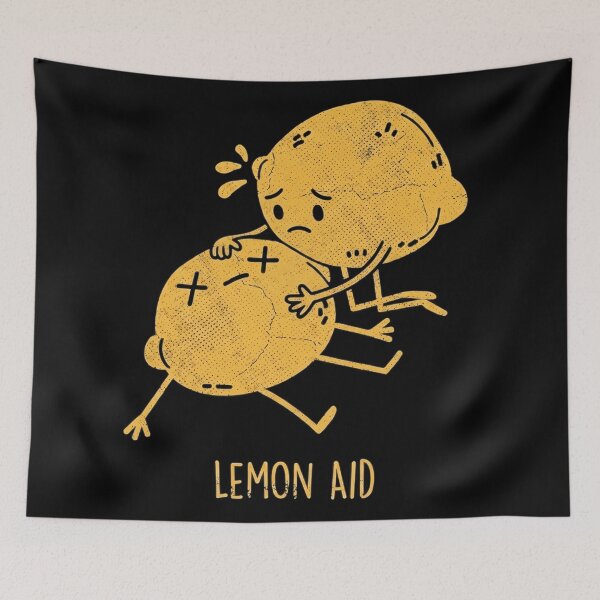 Item preview, Lemon Aid - Lemonade Funny CPR First Aid Fruit Joke designed and sold by rediscoveredapp.