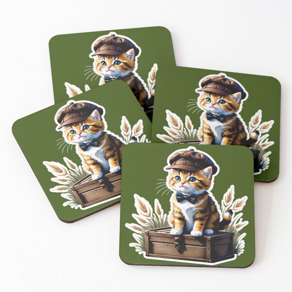Item preview, The Dapper Detective Kitten (Playful & adventurous) designed and sold by tim tal.