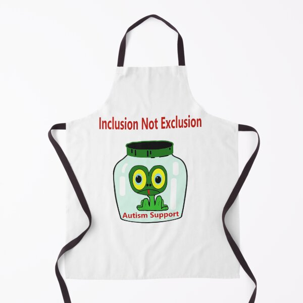 Item preview, Inclusion Not Exclusion – Autism Support Frog designed and sold by Mother Daughter Drawings .