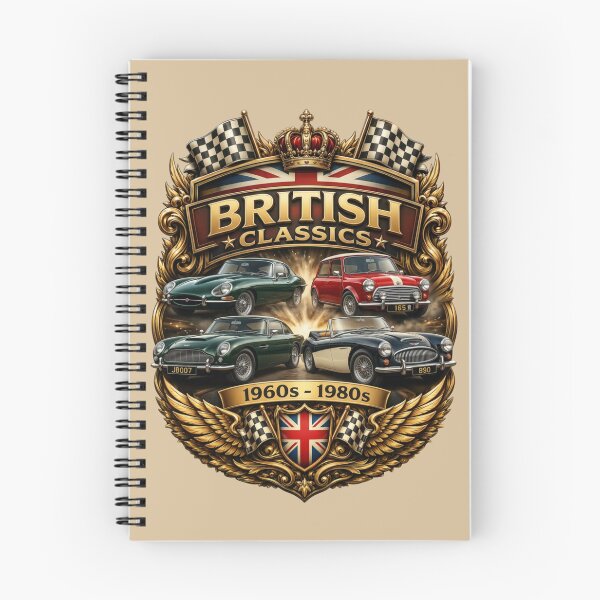 Item preview, British Classic Cars 1960s 1970s Emblem designed and sold by Retro Arabica.