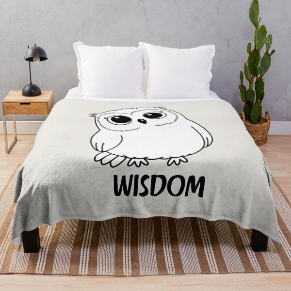 Item preview, Minimalist Wisdom Owl Fine Line Art Kawaii Design designed and sold by ShaderShirts.