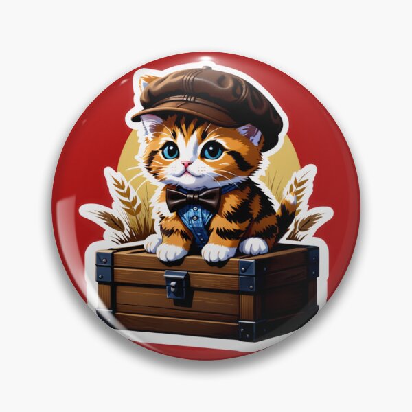 Item preview, Vintage Countryside Cat Sticker (Rustic & cozy) designed and sold by tim tal.