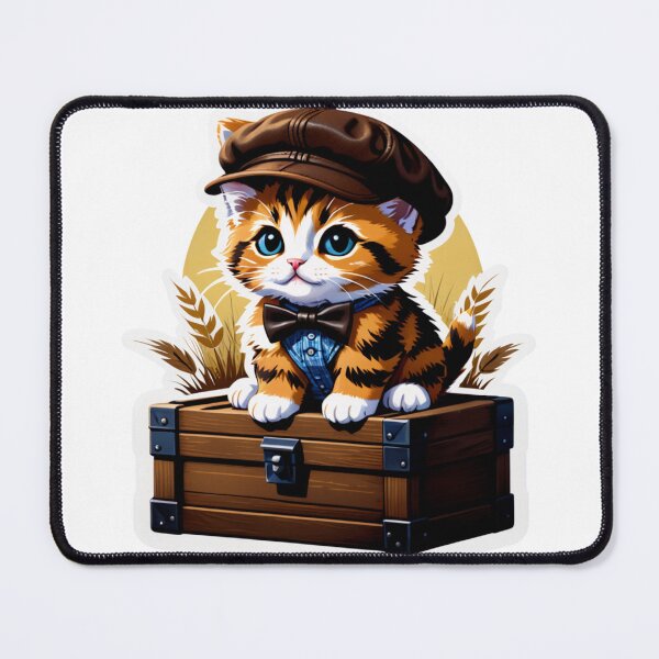 Item preview, Vintage Countryside Cat Sticker (Rustic & cozy) designed and sold by tim tal.