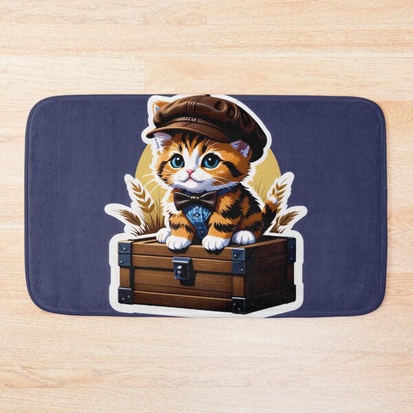 Item preview, Vintage Countryside Cat Sticker (Rustic & cozy) designed and sold by tim tal.