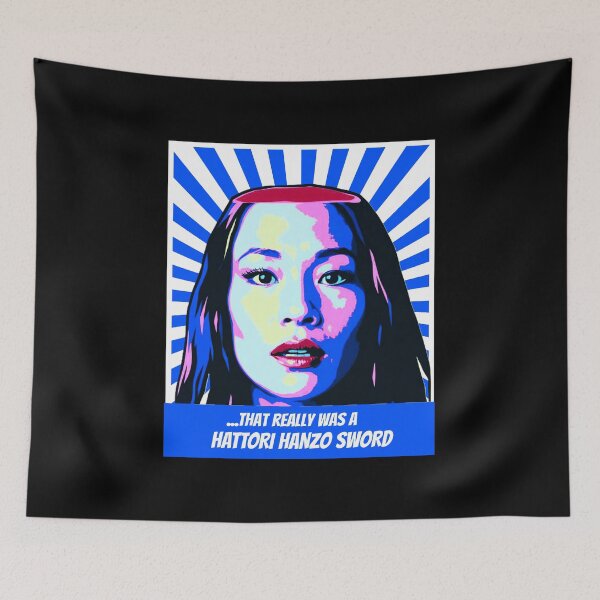 Item preview, O-Ren Ishii Pop Art Portrait | Hattori Hanzo Quote-Inspired Design designed and sold by LiunaticFringe.