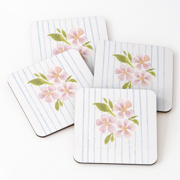 Item preview, Pinstripe Cherry Blossoms designed and sold by byhandandheart.
