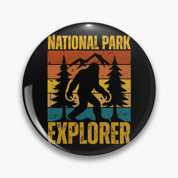 Item preview, Funny Hiking Bigfoot National Park Explorer designed and sold by legendaryskins.