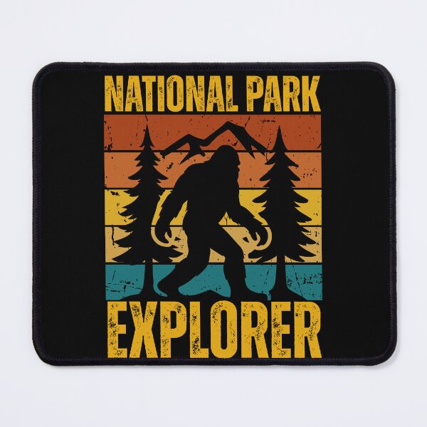 Item preview, Funny Hiking Bigfoot National Park Explorer designed and sold by legendaryskins.
