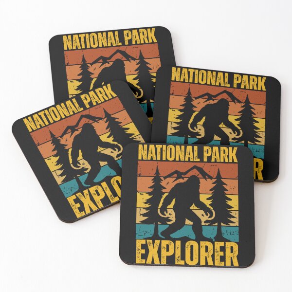 Item preview, Funny Hiking Bigfoot National Park Explorer designed and sold by legendaryskins.